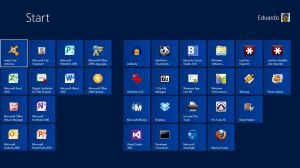 Mess of tiles on Windows 8 Start Screen